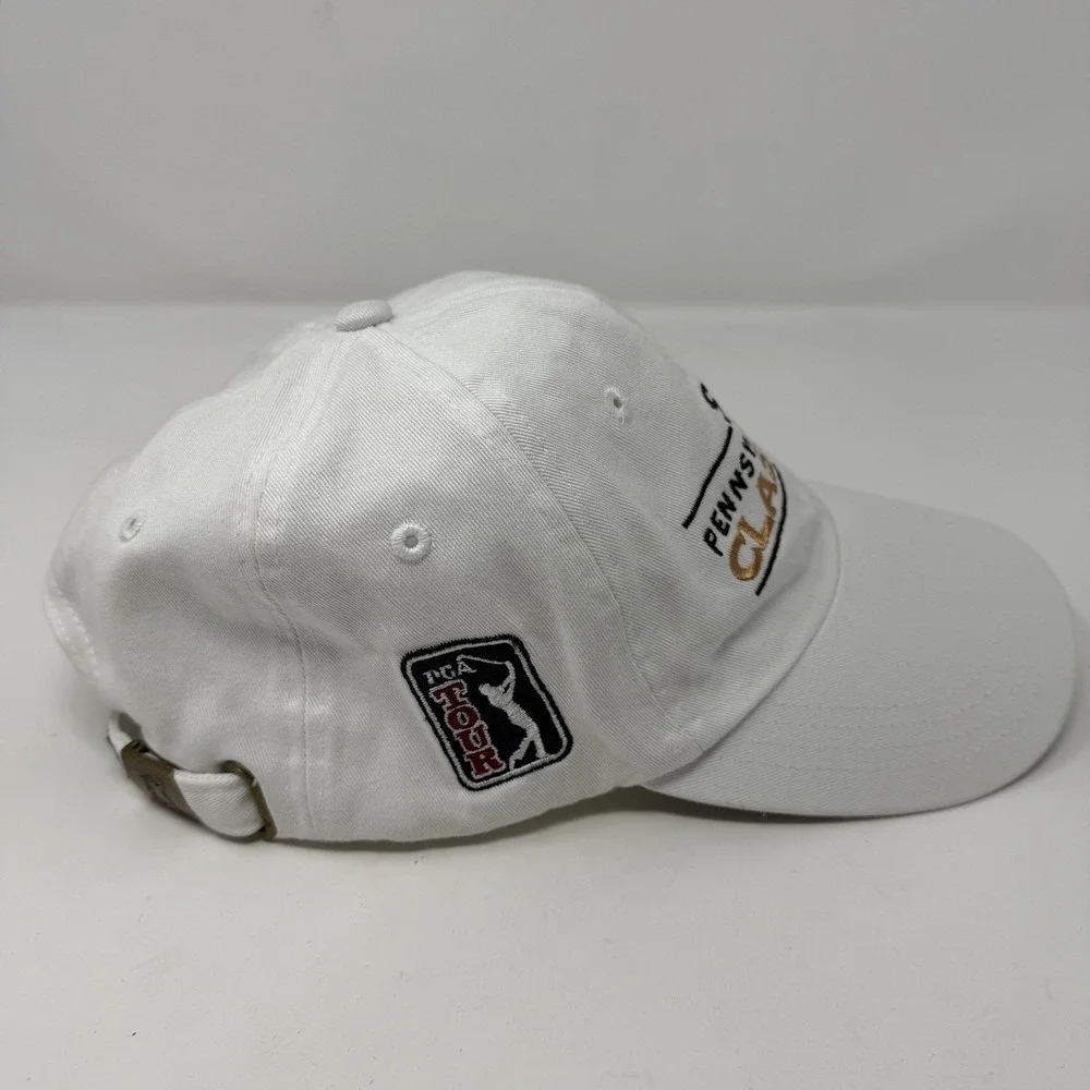SEI Pennsylvania Classic Hat Cap Strap Back Mens One Size White PGA Tour Golf